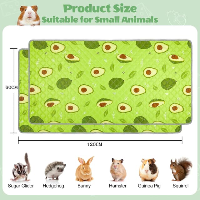 Thumbnail 2 de BeBeJoJo Guinea Pig Cage Liner 120x60cm