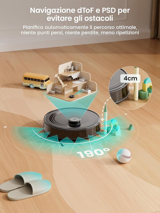 Thumbnail 4 de LEFANT M2 Robot Aspirapolvere Lavapavimenti 6000Pa