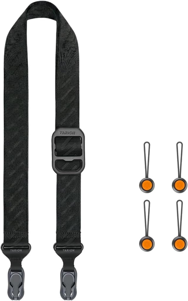Detalle de TARION Sangle d’appareil photo à attache rapide magnétique (4 aimants, sangle réglable)