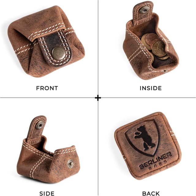 Thumbnail 4 de Berliner Bags Lena Monedero vintage de piel 👝