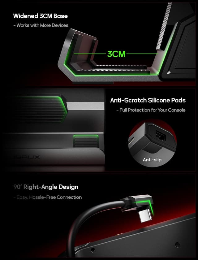 Thumbnail 6 de JSAUX Enhanced Docking Station 4K 120Hz for Steam Deck