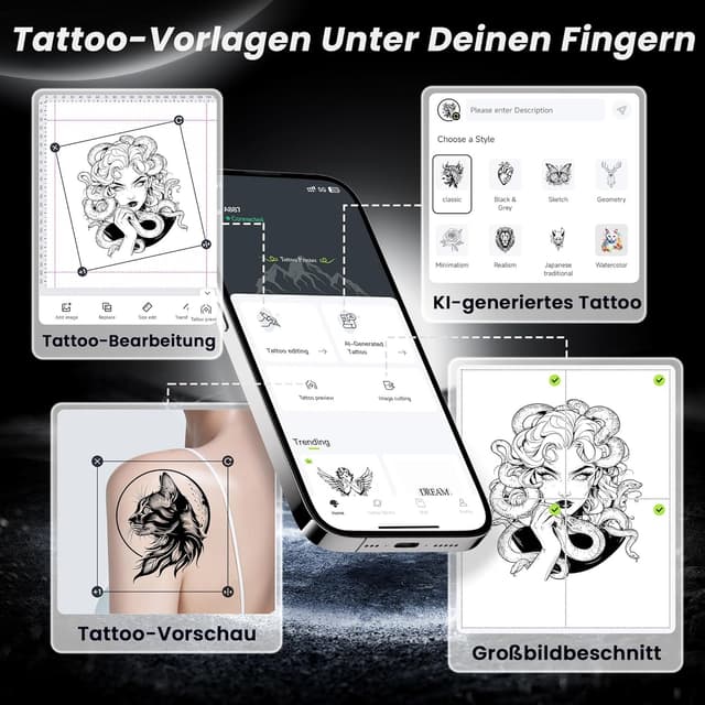 Thumbnail 3 de TATTMUSE Tattoo Drucker 1200mAh đš