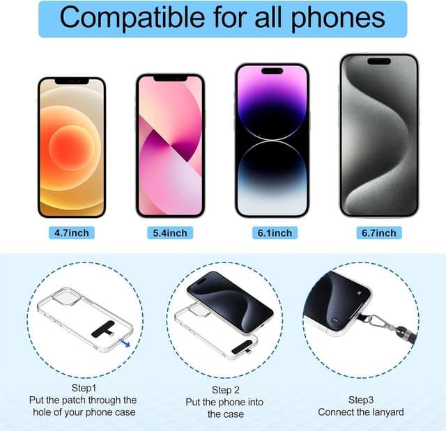 Thumbnail 5 de takyu Phone Lanyard 2-Pack Crossbody