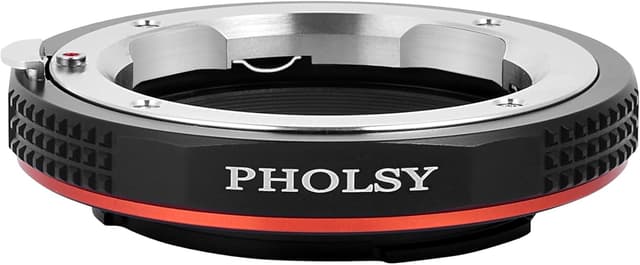 Detalle de PHOLSY LM-auf-EF-M Objektivadapter für Leica M/Zeiss ZM/Voigtländer VM – kompatibel mit Canon EOS M (EF-M)