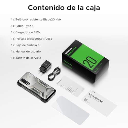 Thumbnail 7 de DOOGEE Blade 20 MAX Rugerizado 36GB+2TB, 11800mAh, 6.6" 120Hz 📱