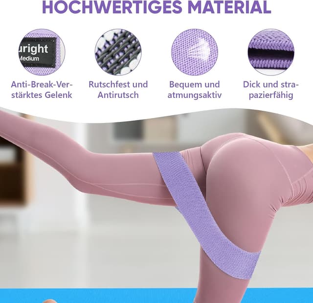 Thumbnail 2 de Suright Elastici Fitness 34x8 cm 3 livelli