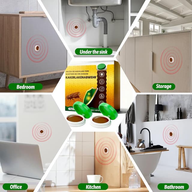 Thumbnail 6 de Trappole scarafaggi 48 pezzi