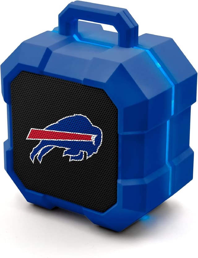 Detalle de SOAR NFL Shockbox LED Wireless Bluetooth Speaker (IPX4, Bluetooth 5.0, over 5 hours play time)