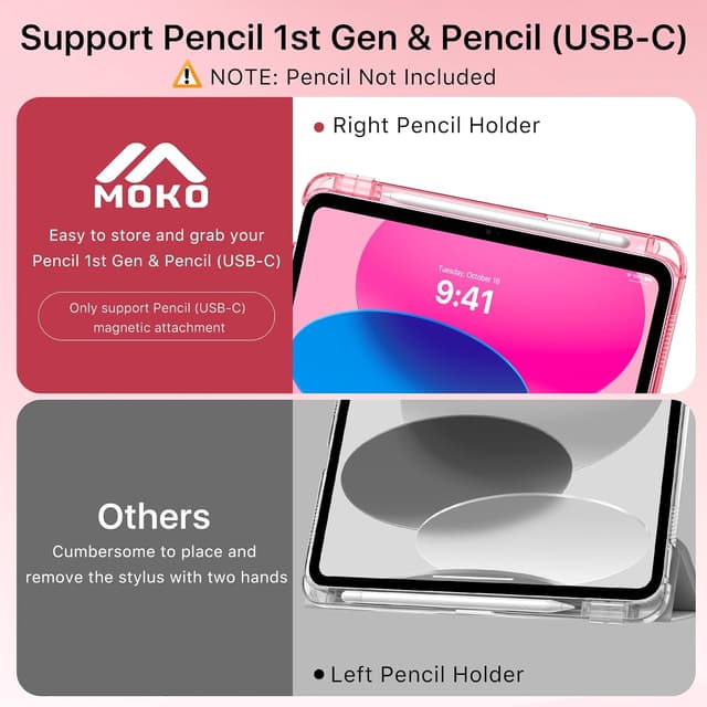 Thumbnail 5 de MoKo Custodia iPad 11 Pollici A16, Anguria Rosa