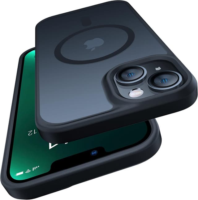 Detalle de TORRAS Guardian-Mag Serie Hülle für iPhone 13 mini (MagSafe) – schlank, stoßfest und mit integriertem Magnetring