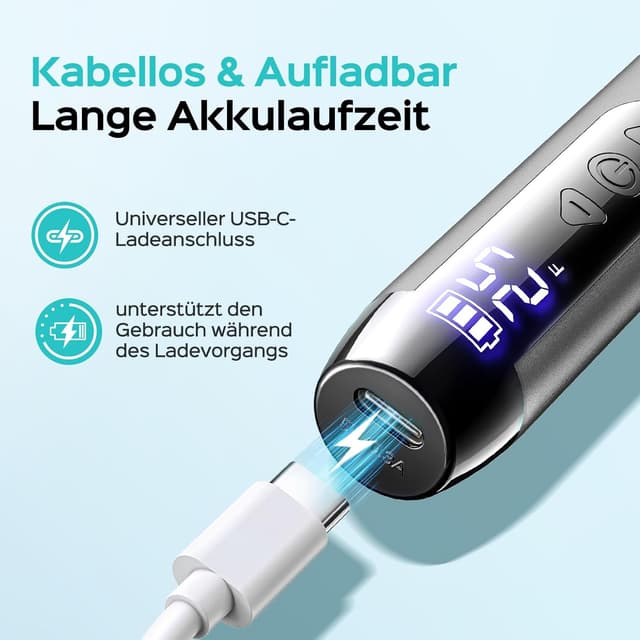 Thumbnail 6 de COSLUS Kabellos Tragbar Elektrischer Nagelfräser