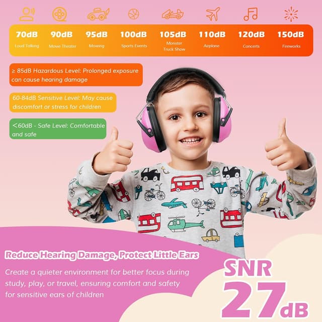 Thumbnail 3 de ProCase Gehörschutz Kinder NRR 21dB für 3–12 Jahre