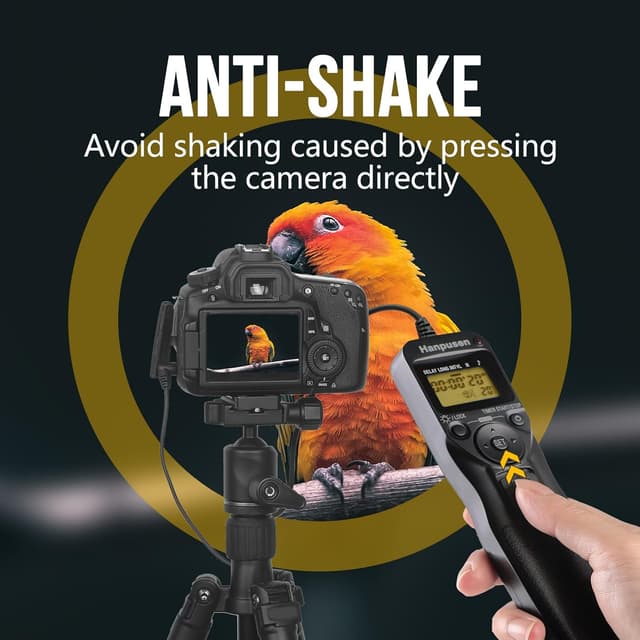 Thumbnail 3 de AODELAN Camera Shutter Remote Control for Canon