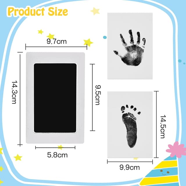 Detalle 2 de Baby inkless handprint kit for 0 to 6 months