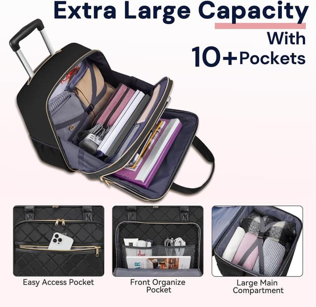 Detalle 1 de Ytonet sac à roulettes 17,3 pouces