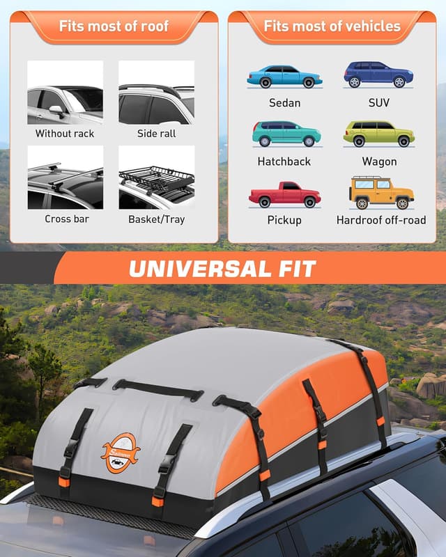 Thumbnail 5 de Sailnovo Rooftop Cargo Carrier Bag 21 Cubic