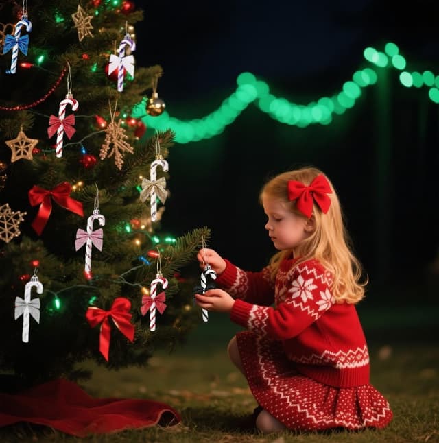 Thumbnail 5 de HERZWILD 12pcs Candy Cane Christmas ornaments 🎄