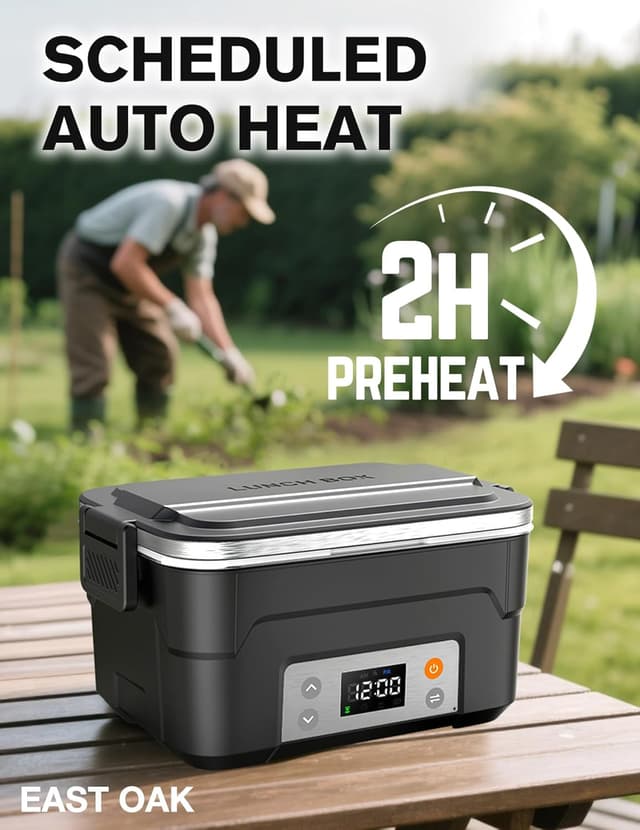 Detalle 2 de EAST OAK XL 6.3-Cup Cordless Lunch Box 🍱