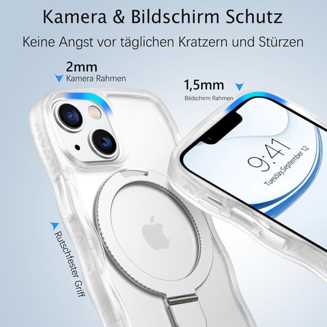 Detalle 1 de iPhone 13 Mini Magnetständer Hülle 0-135°