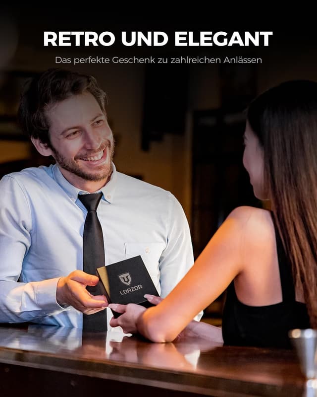 Thumbnail 6 de LORZOR Kartenetui Slim Wallet 10 Karten 🔒