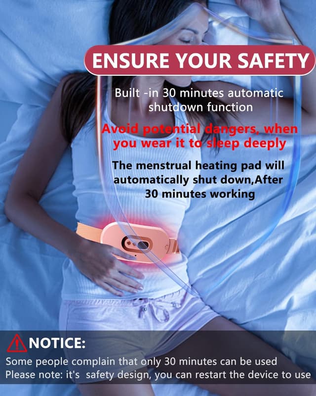 Thumbnail 4 de Menstrual Heating Pad Rechargeable 3-level vibration ♀