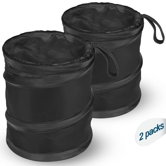 Imagen de Kincown Car Trash Can: Mini Collapsible 2-Pack 🗑 en OfertitasTOP
