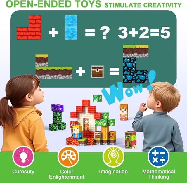 Thumbnail 4 de Bloques Magnéticos Construcción 220 piezas 2 cm