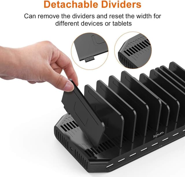 Thumbnail 5 de Alxum Stazione di ricarica 10 porte 60 W