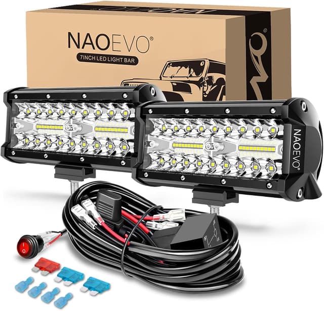 Detalle de NAOEVO 7 Inch LED Light Bar 240W