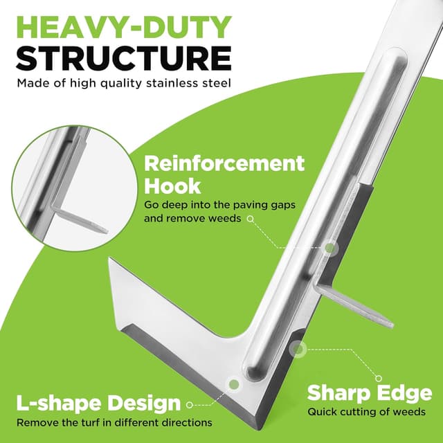 Detalle 2 de WORKPRO 30 cm crack weeding tool