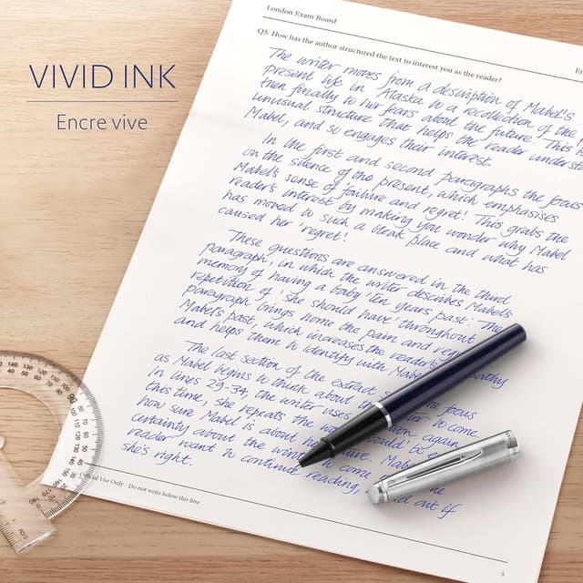 Detalle 2 de Waterman ricarica per penna roller con punta fine e inchiostro blu (1 pezzo)