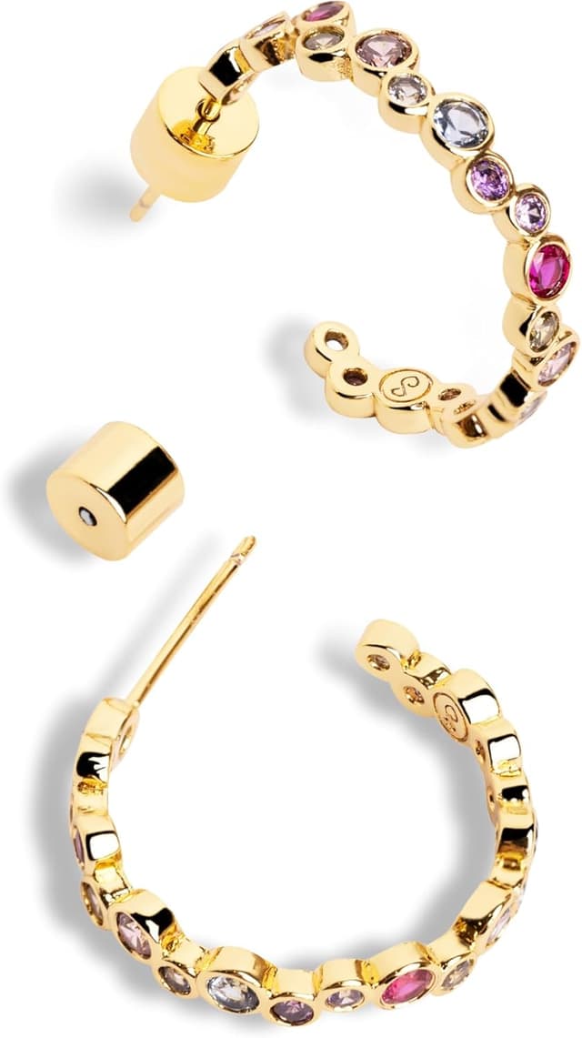 Detalle de SINGULARU Pendientes Aro Bubbles 13mm