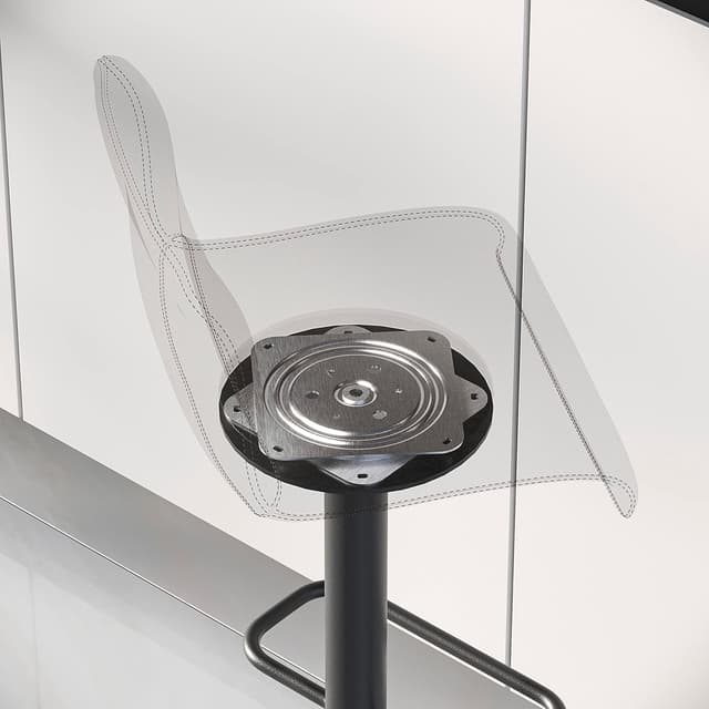 Thumbnail 4 de Emuca base giratoria 360° acero cincado para TV/monitor 🔄