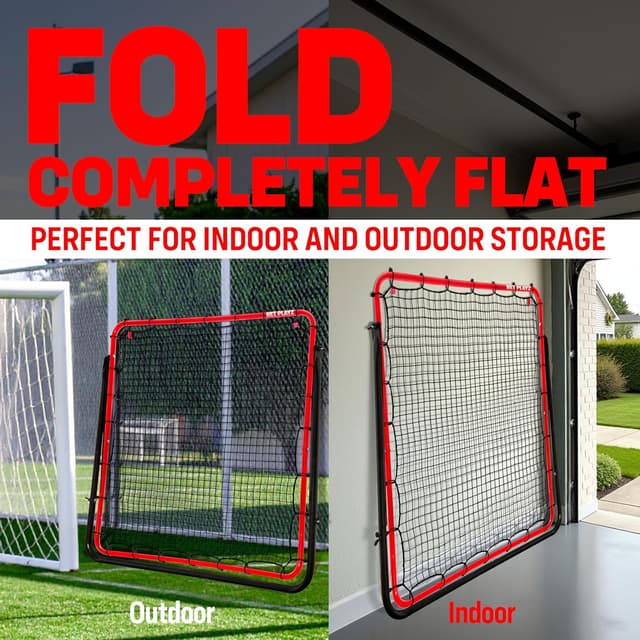 Detalle 2 de TGU Soccer Rebounder Rebound Net (Kick-Back) — Quick-Fold Football Training Net for Kids & All Ages