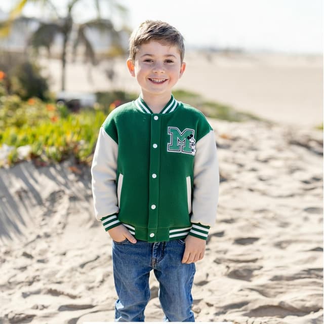 Detalle de Disney Minnie Mickey Stitch Princess Frozen Elsa Marvel Jacket Kids Button-Up Coat