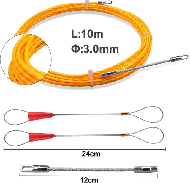 Detalle 2 de Einziehfeder 10m Kabeleinziehhilfe