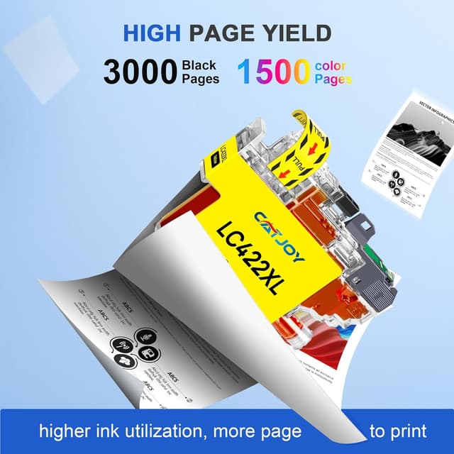 Thumbnail 2 de CATJOY LC422XL ink for Brother LC422