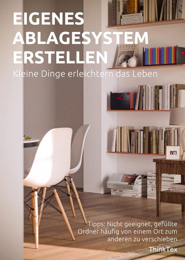 Thumbnail 6 de ThinkTex Dokumentenmappe mit 26 Fächern für A4 – erweiterbarer Akten-Organizer mit farbigen Registern