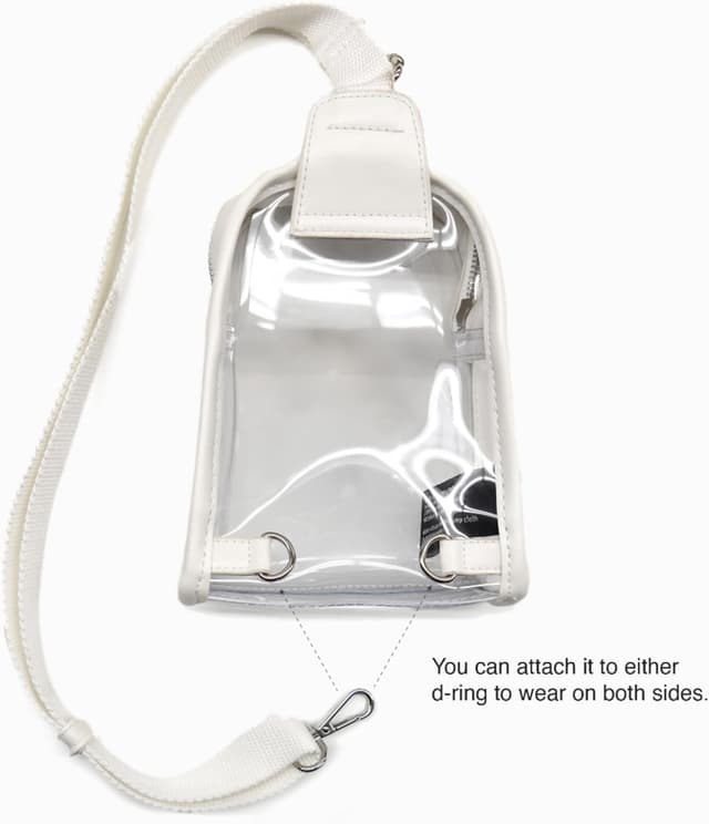 Detalle de Littlearth NCAA Clear Mini Sling with 3D Logo