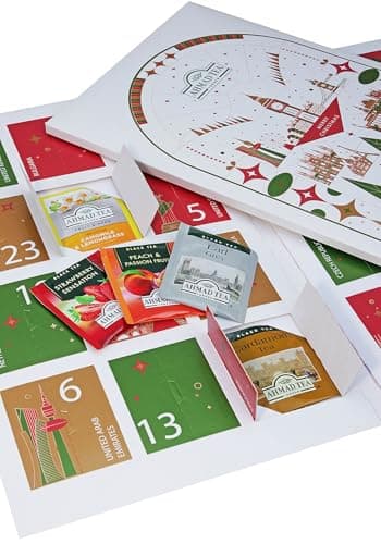 Imagen de Ahmad Tea advent calendar 2025, 24 teas en OfertitasTOP