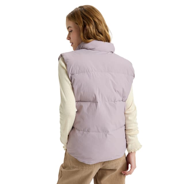 Detalle 2 de Roxy Under The Cloud chaleco acolchado de mujer, tafetán repelente al agua