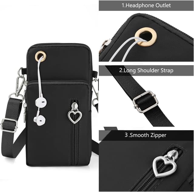 Thumbnail 3 de Aucuu Sacoche Téléphone Portable Femme 7