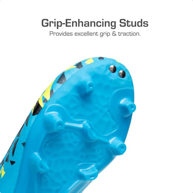 Detalle de DREAM PAIRS Boys Football Cleats Youth High Top Firm Ground Soccer Shoes