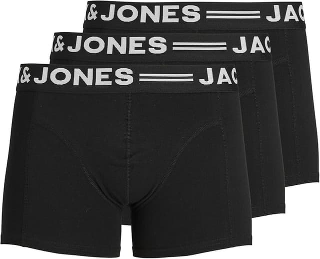 Detalle de JACK & JONES Boxer Cintura - 3 Pack Negro XL