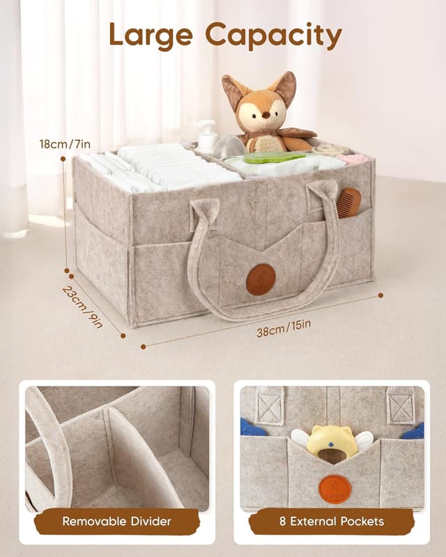 Detalle 2 de Maliton Nappy Caddy portable nappy organiser