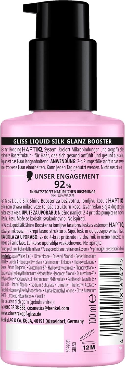 Thumbnail 2 de GLISS Shine Booster Sérum capillaire 100 ml