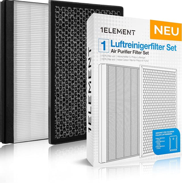 Imagen de Philips AC2882/AC2887 Filter-Set 2er (HEPA+Aktivkohle) en OfertitasTOP