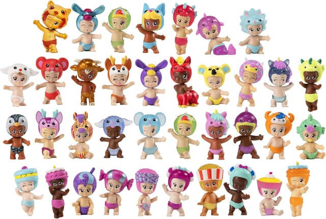 Thumbnail 5 de BANDAI Bibi Chibis Pack 5 Figuras Muñecas Bebés 🎀