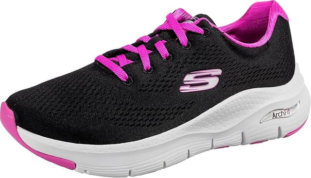 Imagen de Skechers Arch FIT Zapatillas Mujer 👟 Black/Light Pink 39 EU en OfertitasTOP