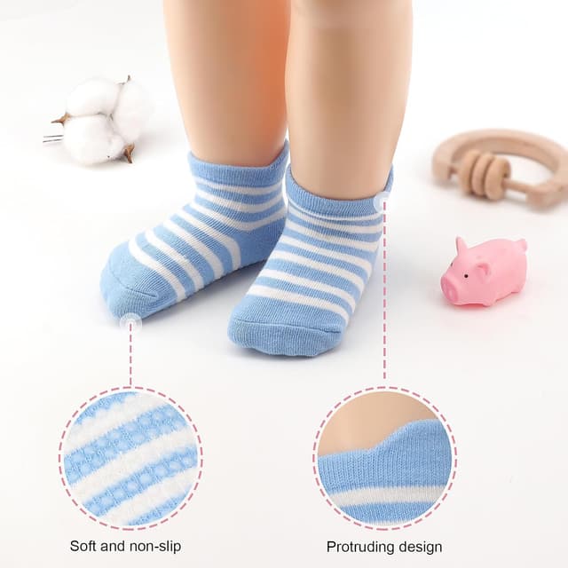 Thumbnail 5 de DRESHOW Calcetines Tobilleros Antideslizantes 6 pares